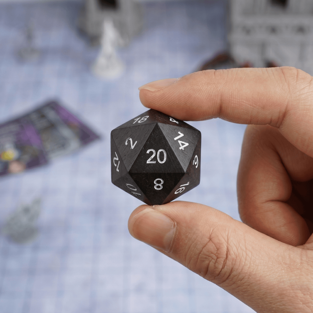 Geloho African Blackwood - Wood Dice Set