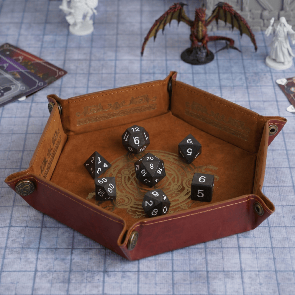 Geloho African Blackwood - Wood Dice Set
