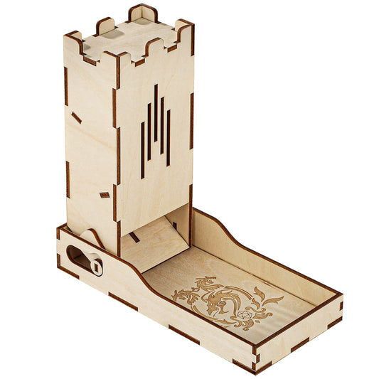 Geloho ARCANE DRAGON RUNE FOLDABLE WOODEN DICE TOWER