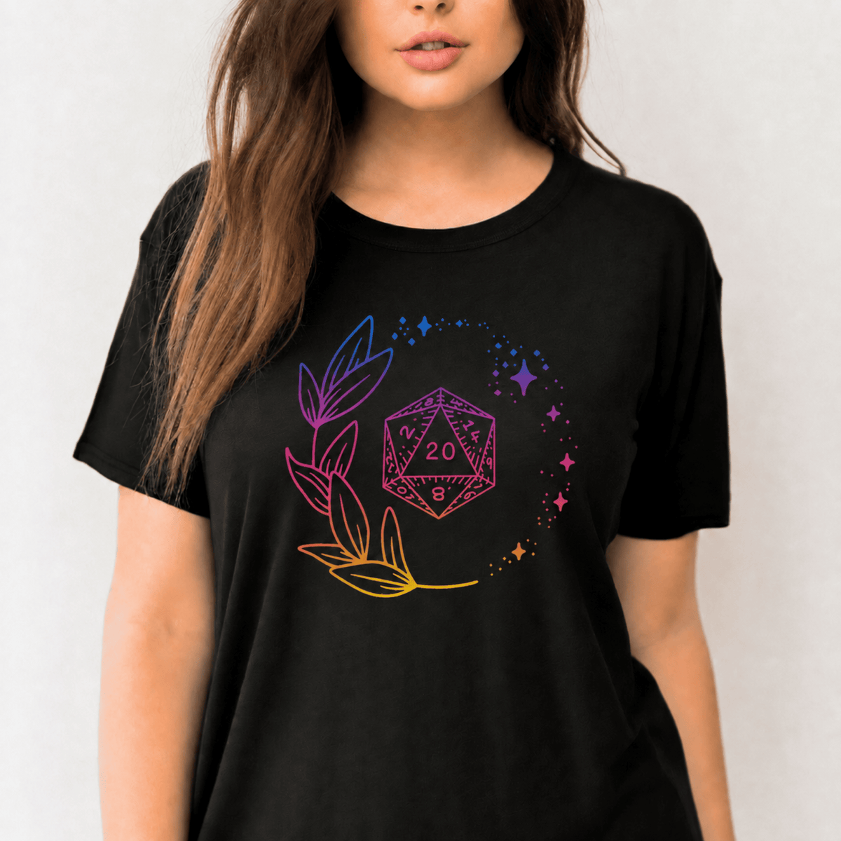 GELOHO DnD T-Shirt Arcane Roll Glow - DnD T-shirt