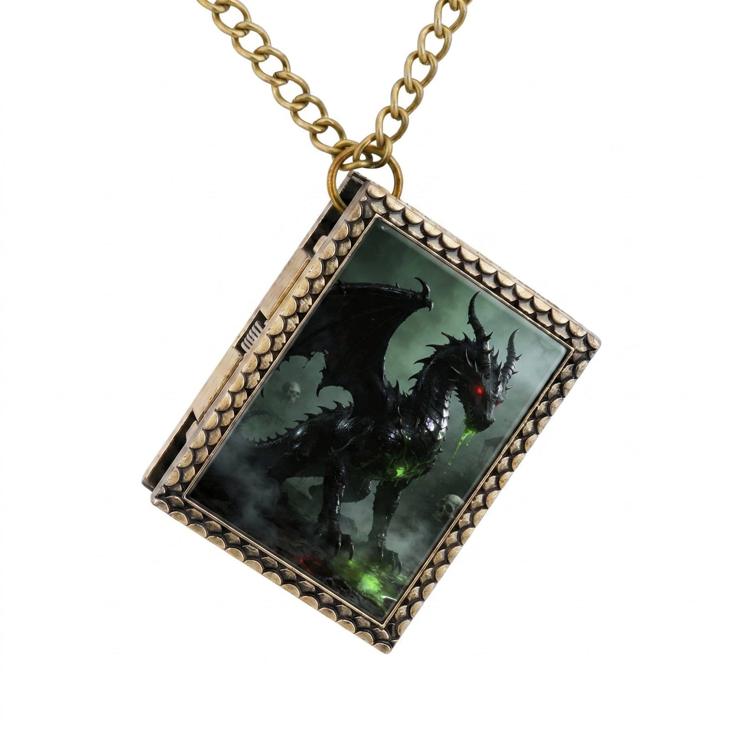 Geloho dice set necklace Black Dragon Dice Necklace