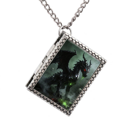 Geloho dice set necklace Black Dragon Dice Necklace