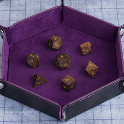 Geloho Black Walnut - Wood Dice Set