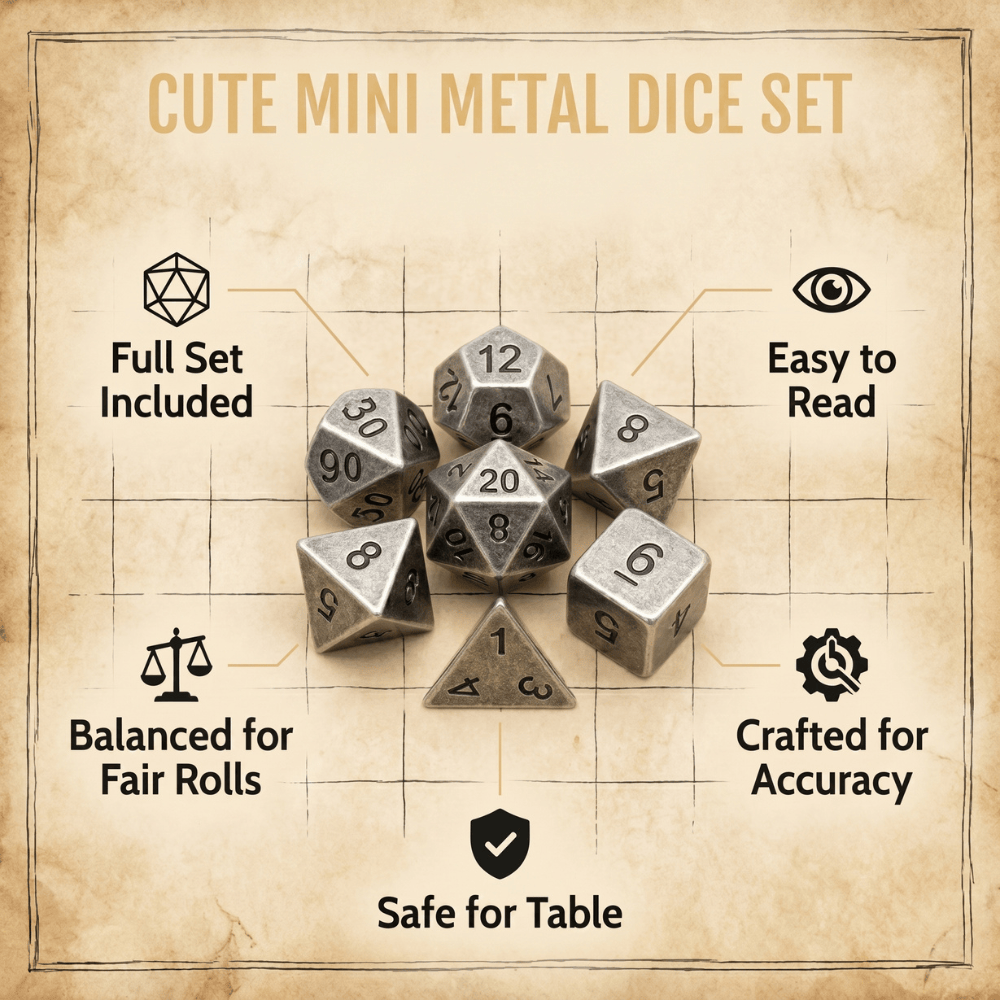 Geloho D20, Dragon Silver Blue Dragon’s Fury Pocket Watch Dice Set