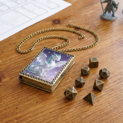 Geloho dice set necklace Celestial Dragon Dice Necklace