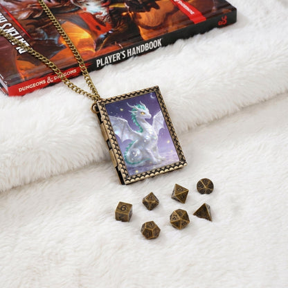 Geloho dice set necklace Celestial Dragon Dice Necklace