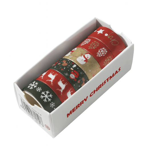 Geloho Christmas Tape (6 Rolls)