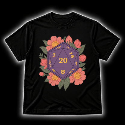 GELOHO DnD T-Shirt Crits In Bloom - DnD T-shirt