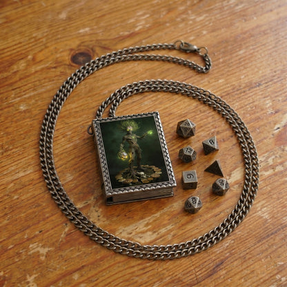 Geloho dice set necklace Cursed Treant Dice Necklace