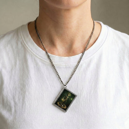 Geloho dice set necklace Cursed Treant Dice Necklace