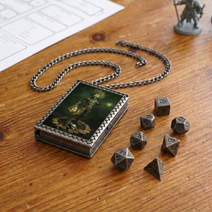 Geloho dice set necklace Cursed Treant Dice Necklace
