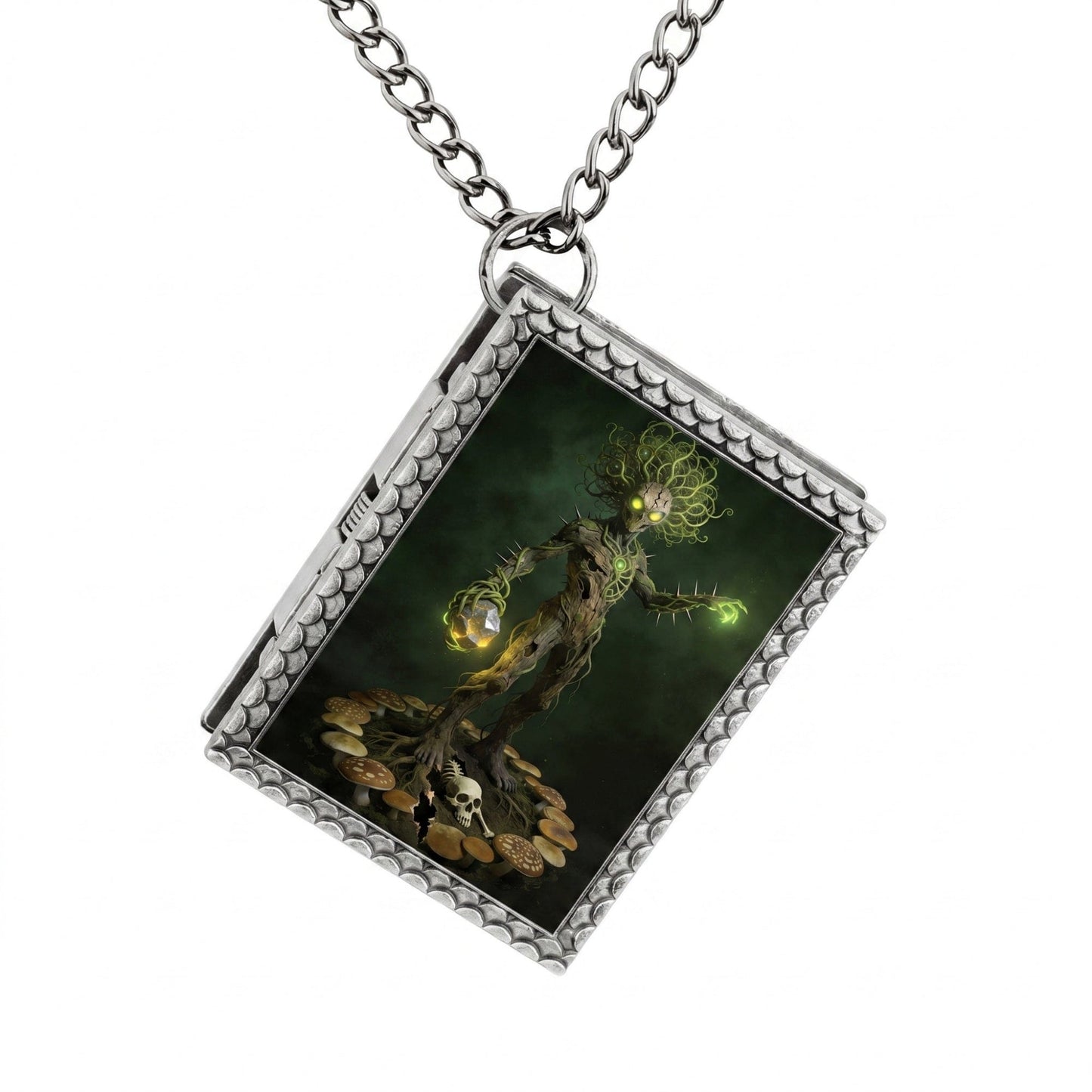 Geloho dice set necklace Cursed Treant Dice Necklace