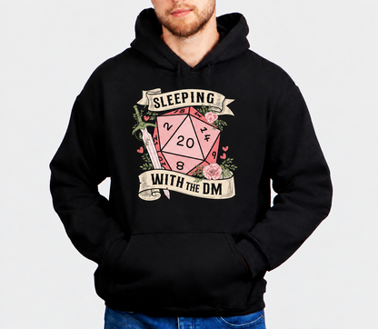 Dating The DM D&D hoodie on male model