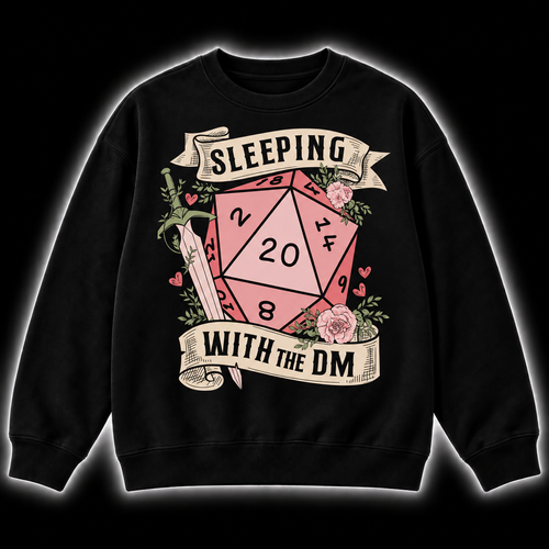 Dating The DM - DnD Sweatshirt front product view