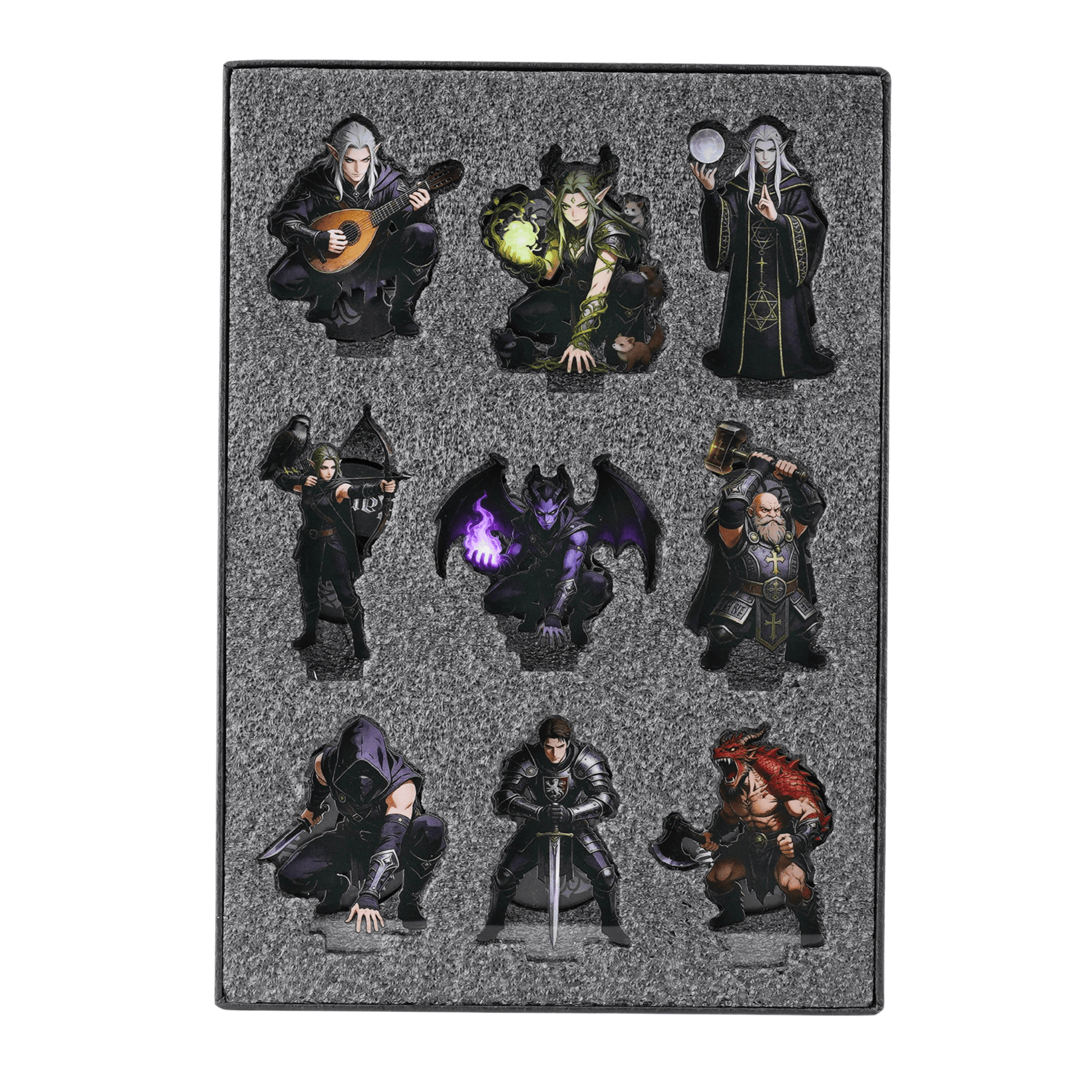 Geloho DND Character Minis Set(9 PCS)