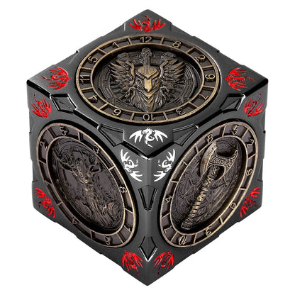 Geloho Black Dragon Arrow Six-Sided DnD Spinner Dice