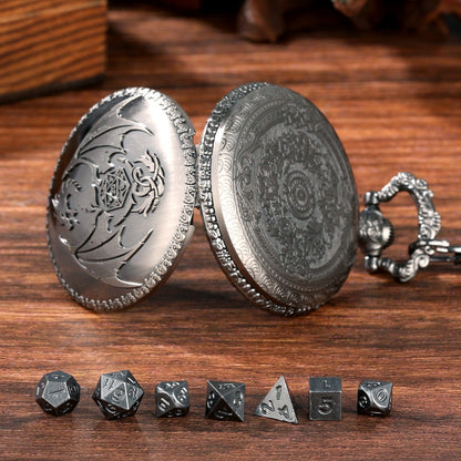 Geloho D20, Dragon Dragon D20 Style Pocket Watch Dice Set