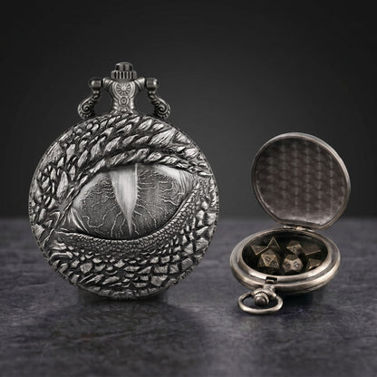 Geloho Dragon Eye Pocket Watch Dice Set