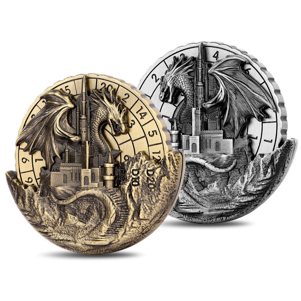 Geloho metal Dragon Fortress Dice Spinner