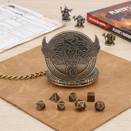 Geloho Dragon Wing Pocket Watch Dice Set