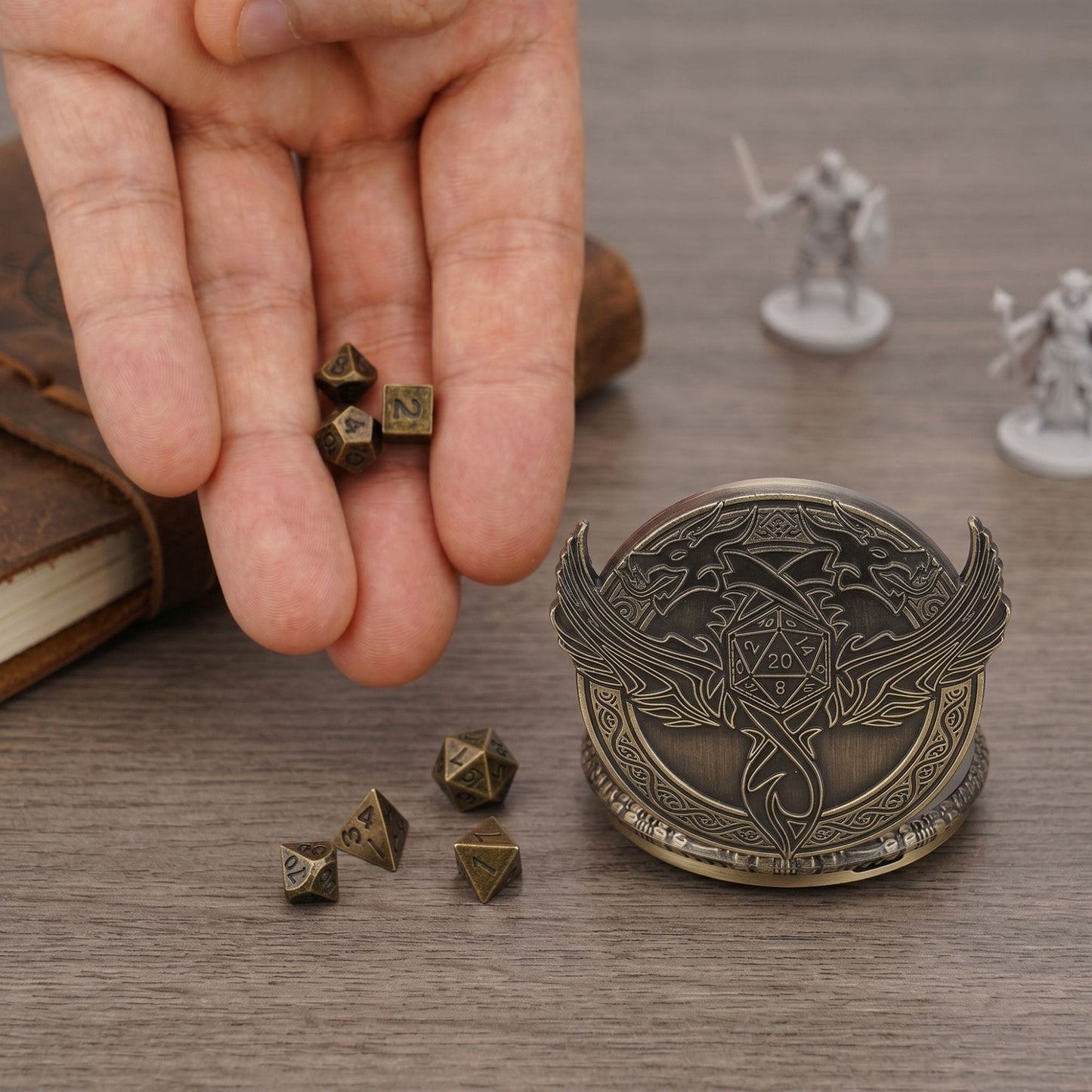 Geloho Dragon Wing Pocket Watch Dice Set