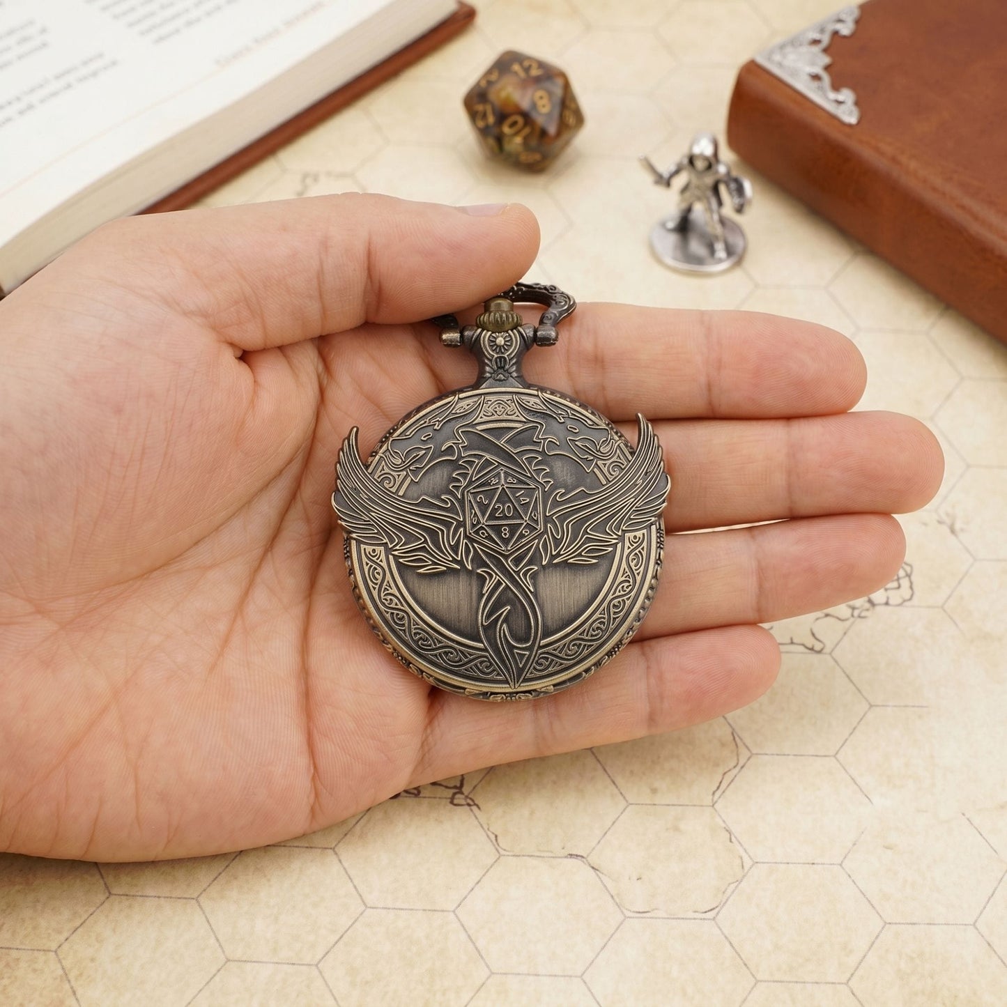 Geloho Dragon Wing Pocket Watch Dice Set
