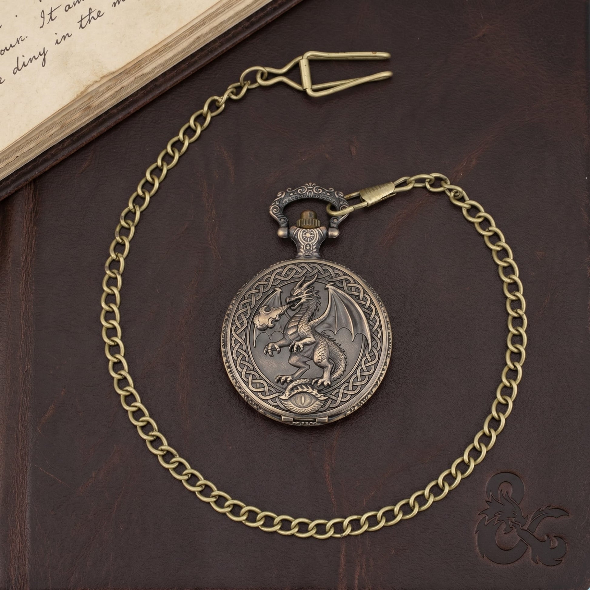 Geloho Dragonfire Fatekeeper Pocket Watch Dice Set