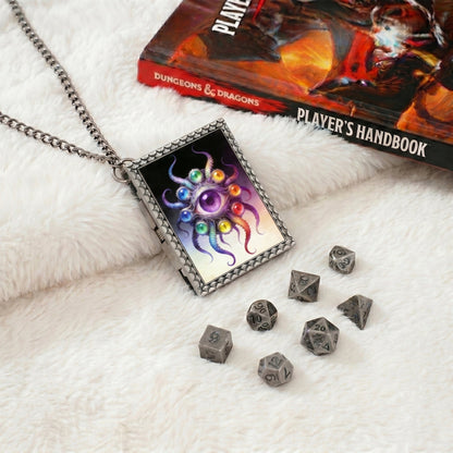 Geloho dice set necklace Eldritch Eye Dice Necklace