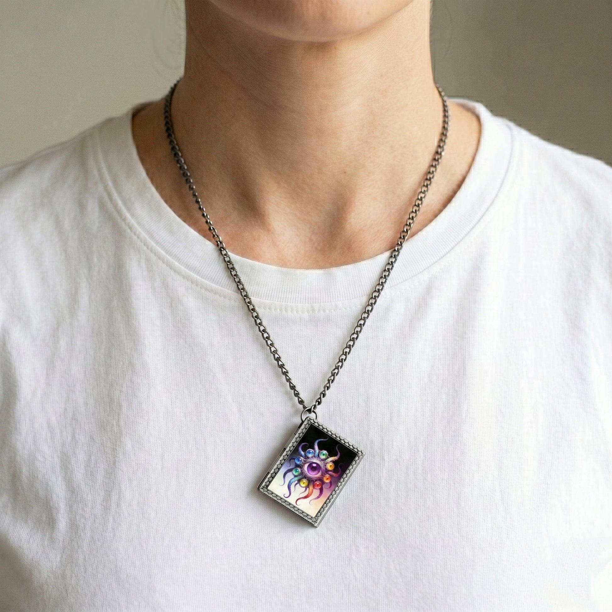 Geloho dice set necklace Eldritch Eye Dice Necklace