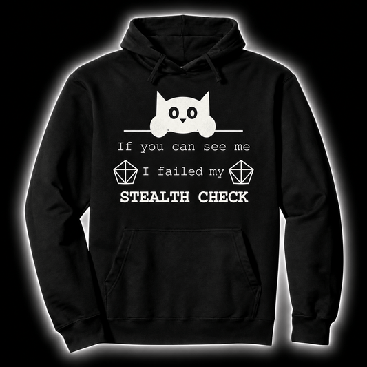 GELOHO DnD Hoodie Failed Stealth Cat - DnD Hoodie