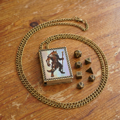 Geloho dice set necklace Foxfolk Shaman Dice Necklace