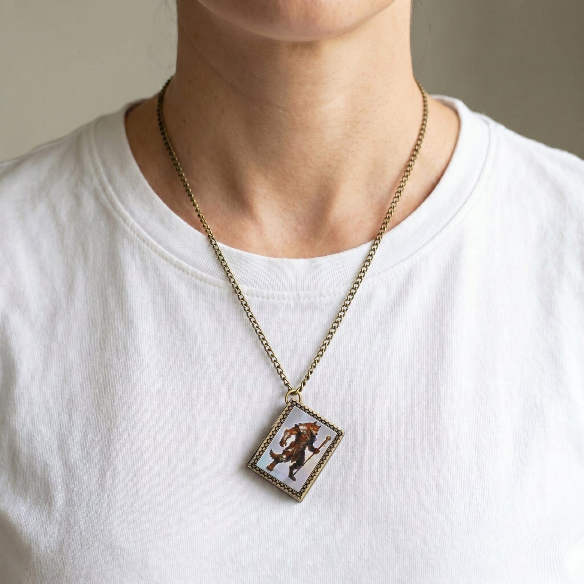 Geloho dice set necklace Foxfolk Shaman Dice Necklace
