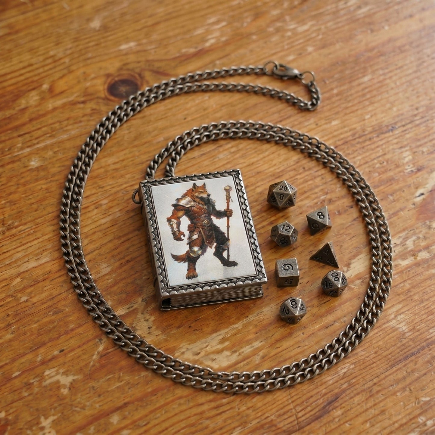 Geloho dice set necklace Foxfolk Shaman Dice Necklace