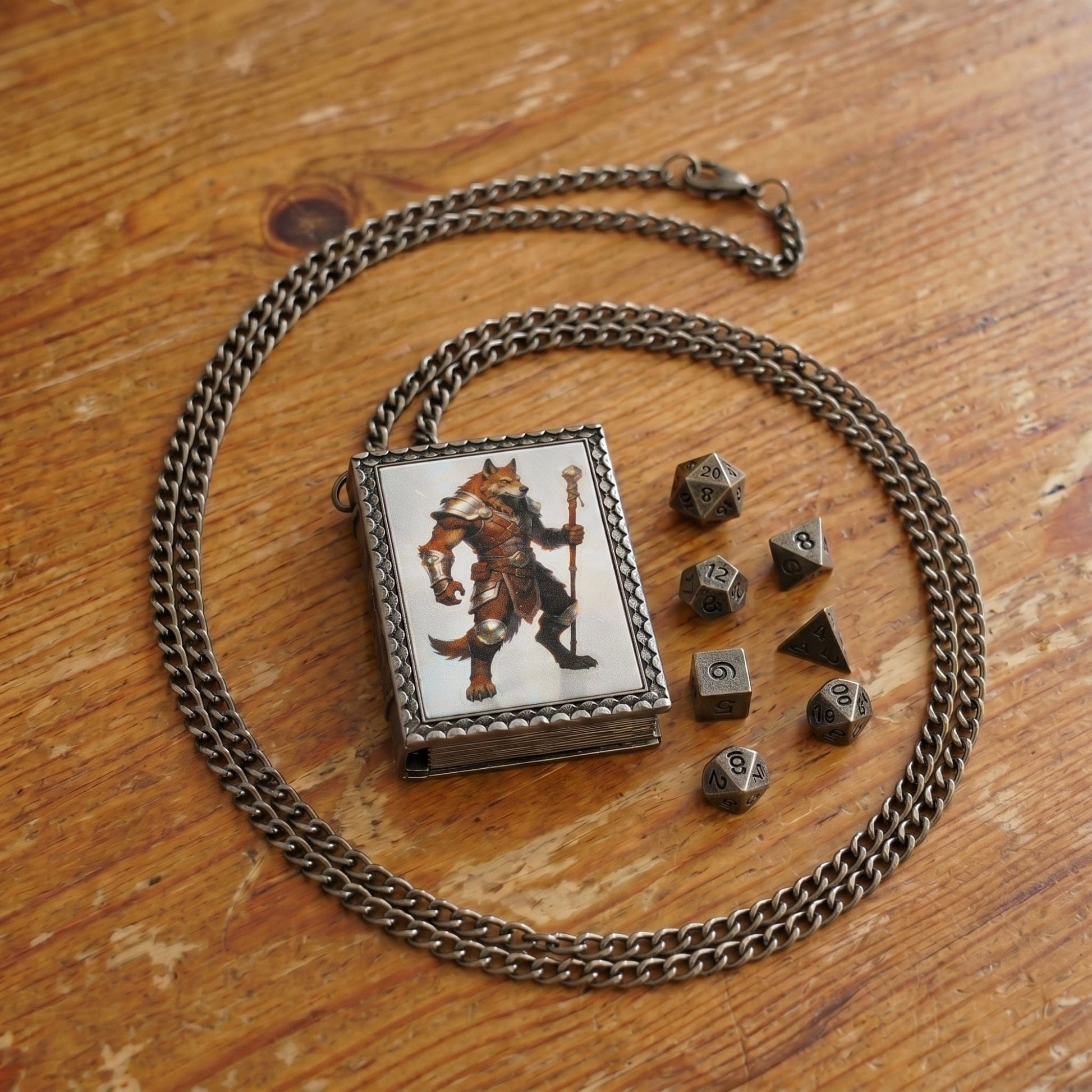 Geloho dice set necklace Foxfolk Shaman Dice Necklace