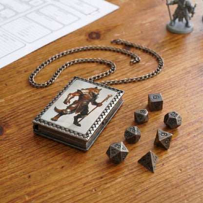 Geloho dice set necklace Foxfolk Shaman Dice Necklace