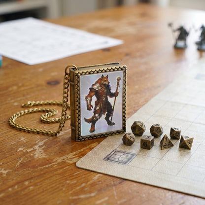 Geloho dice set necklace Foxfolk Shaman Dice Necklace