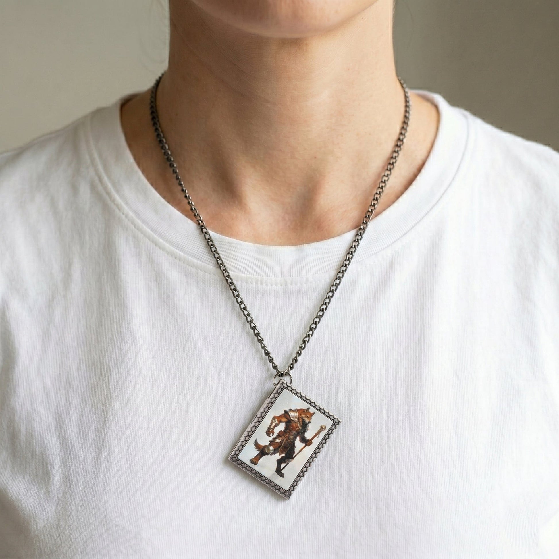 Geloho dice set necklace Foxfolk Shaman Dice Necklace