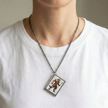 Geloho dice set necklace Foxfolk Shaman Dice Necklace