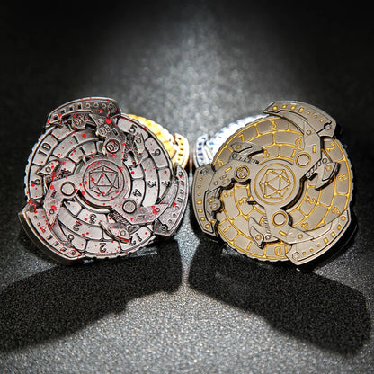 Geloho Gear Mechanical Knife Fidget Dice Spinner