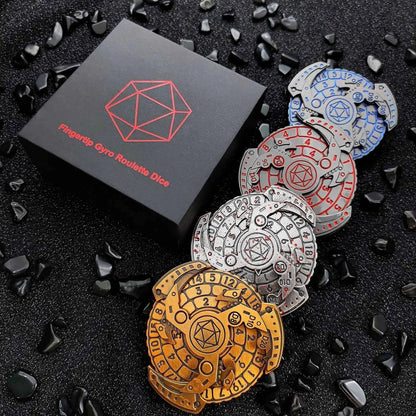Geloho Gear Mechanical Knife Fidget Dice Spinner