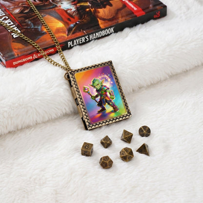 Geloho dice set necklace Goblin Mage Dice Necklace