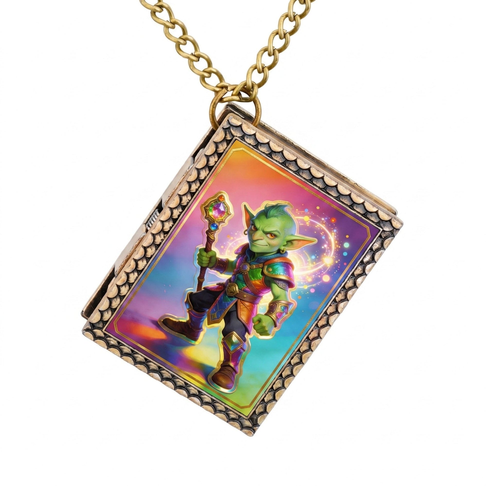 Geloho dice set necklace Goblin Mage Dice Necklace