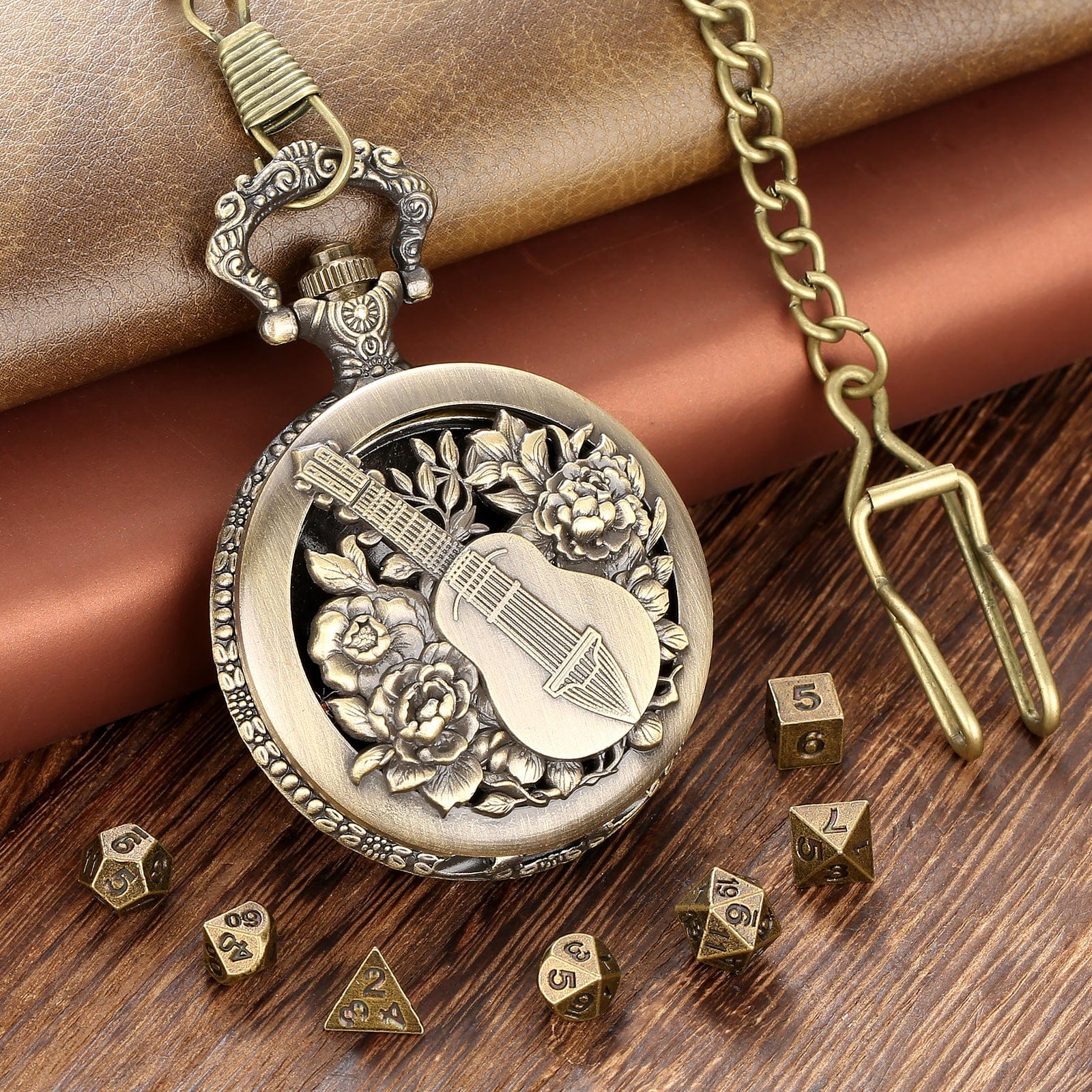 Geloho D20, Dragon Guitar Pocket Watch Dice Set