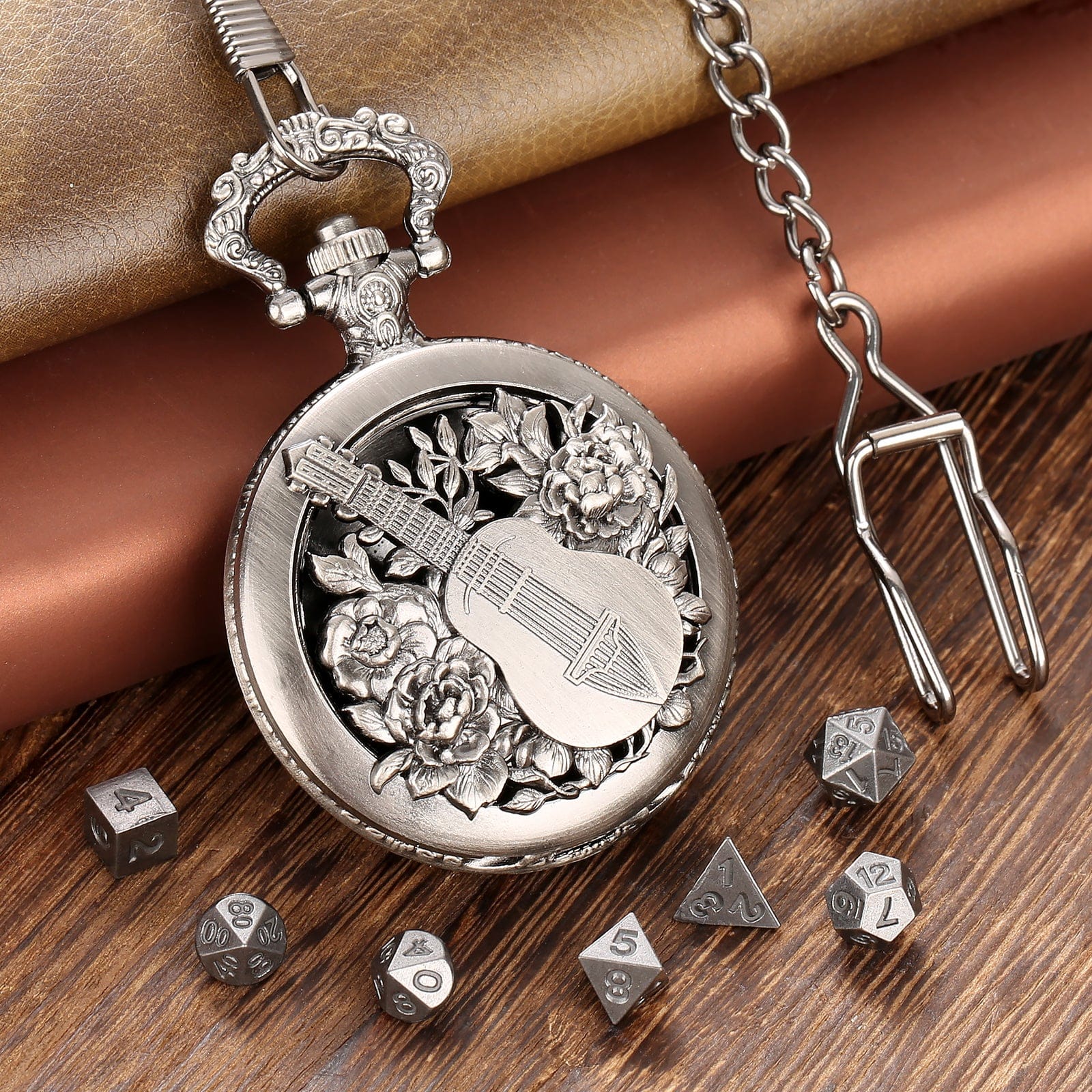 Geloho D20, Dragon Guitar Pocket Watch Dice Set