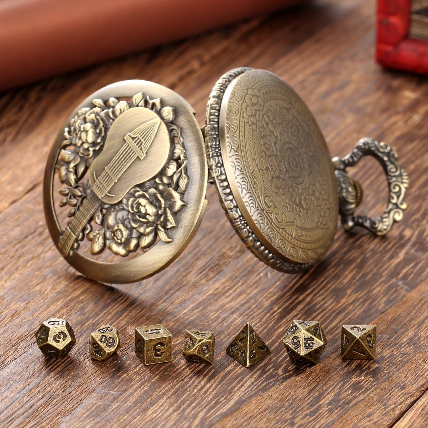 Geloho D20, Dragon Guitar Pocket Watch Dice Set