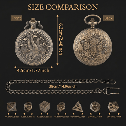 Geloho Hydra Pocket Watch Dice Set