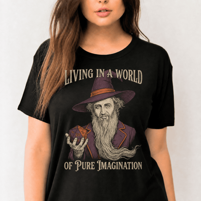 GELOHO DnD T-Shirt Imagination Is Magic - DnD T-shirt