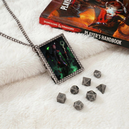 Geloho dice set necklace Infernal Warlock Dice Necklace