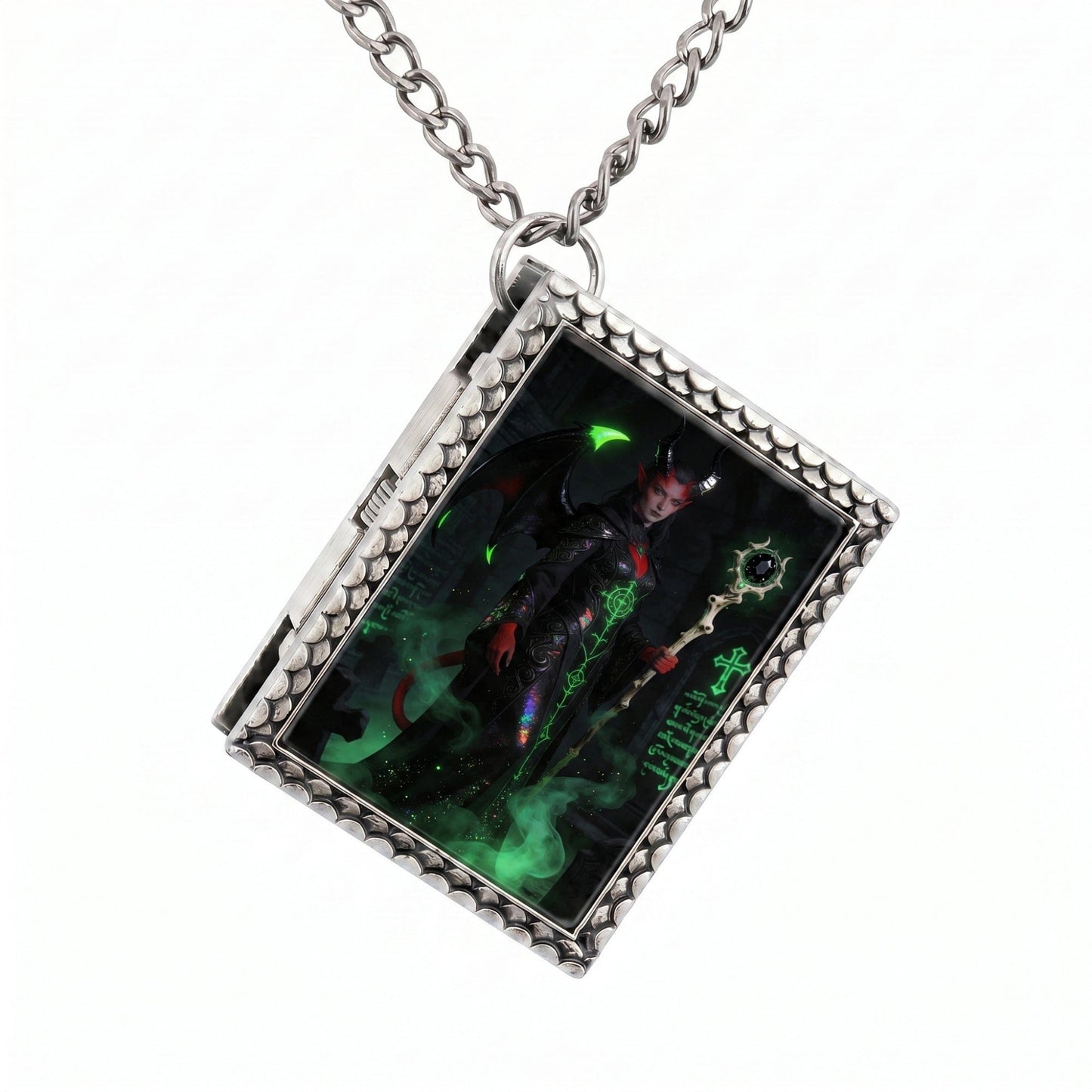 Geloho dice set necklace Infernal Warlock Dice Necklace