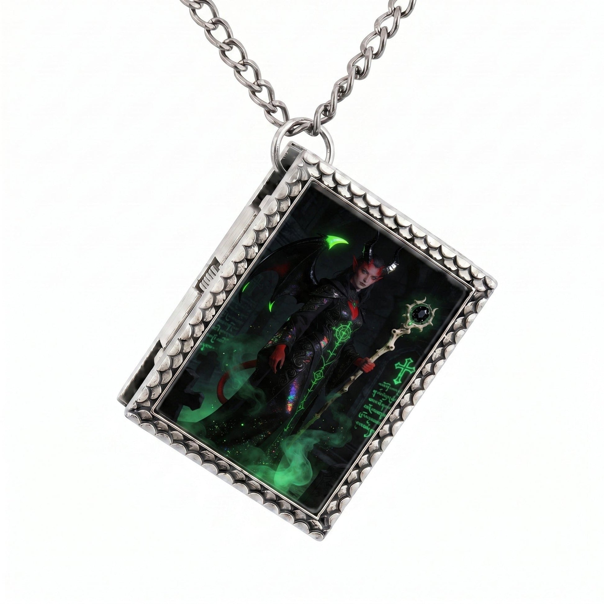 Geloho dice set necklace Infernal Warlock Dice Necklace